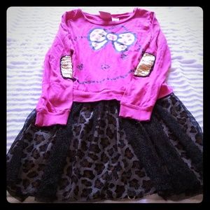 Hello kitty pink dress.  [P)